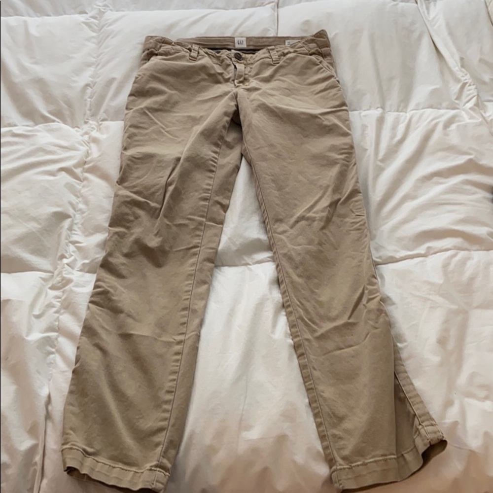 Gap Khaki pants, girlfriend fit